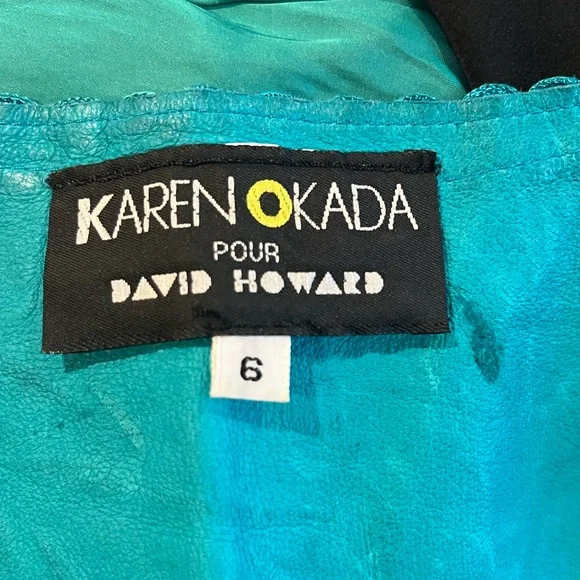 Karen Okada for David Howard Leather Fringe Vest - Picture 5 of 5